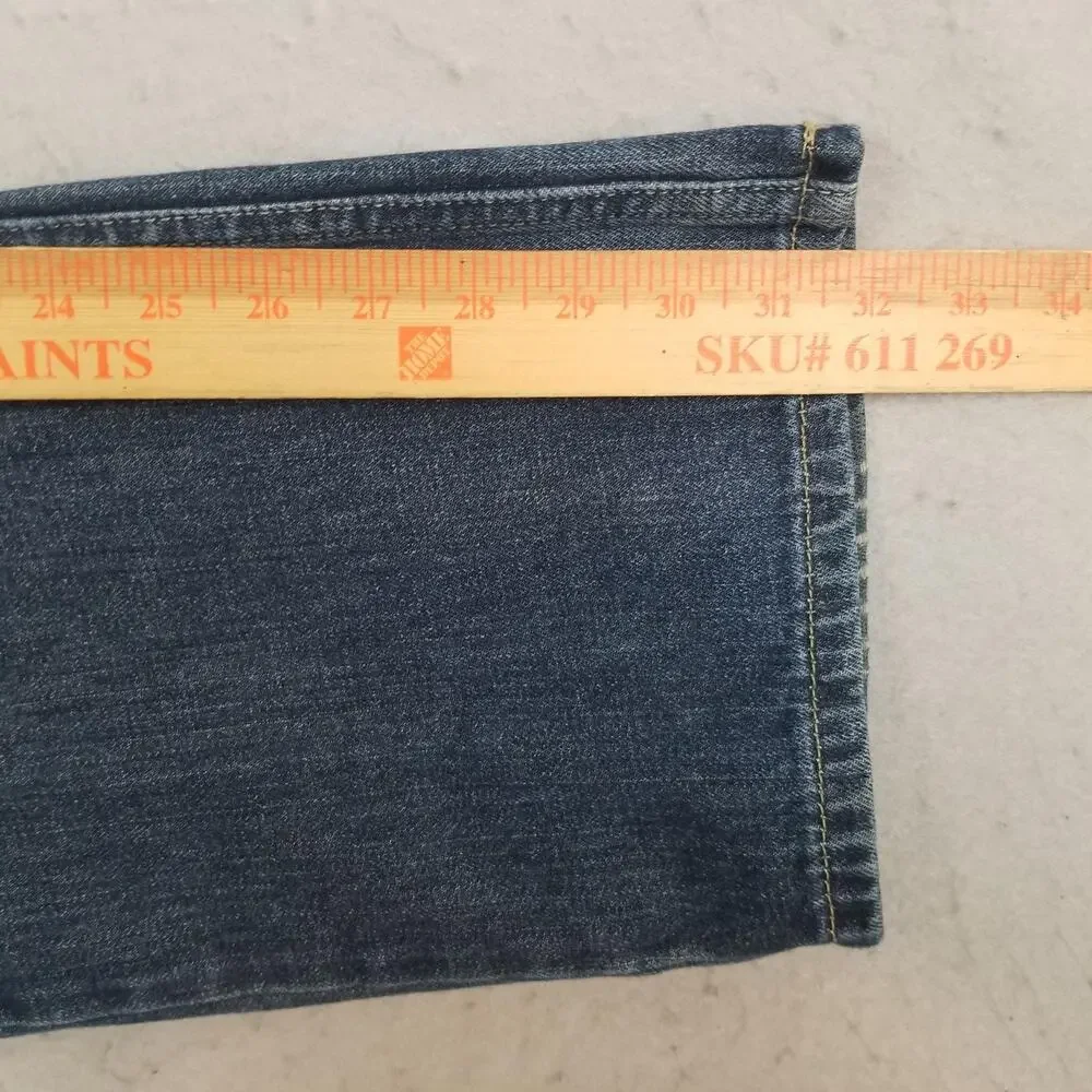 Levis 514 Jeans Mens 36x31 Blue‎ Medium Wash Slim Straight 100% Cotton Denim